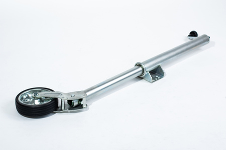 Koło podporowe PRUFTREX automatyczne średnica rury 60x4 mm obciążenie 500kg wymiary 200x60 mm guma KPPRUA004