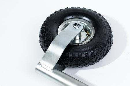 Koło podporowe PRUFTREX średnica rury: 48 x 2.5 mm, obciążenie 150 kg, wymiary koła 260x85 mm, pompowane, KPPRUA007