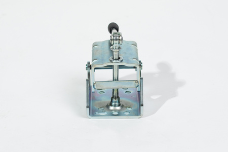 Obejma koła podporowego ze składanym uchwytem PRUFTREX uchwyt zaciskowy, średnica rury 60 mm, obciążenie 500 kg, KOPRUA004