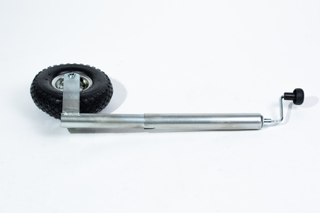 Koło podporowe PRUFTREX średnica rury: 48 x 2.5 mm, obciążenie 150 kg, wymiary koła 260x85 mm, pompowane, KPPRUA007