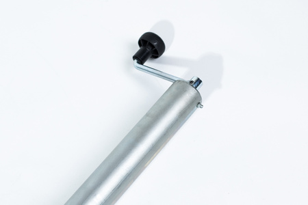 Koło podporowe PRUFTREX automatyczne średnica rury 60x4 mm obciążenie 500kg wymiary 200x60 mm guma KPPRUA004