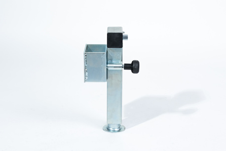 Noga podporowa PRUFTREX  uchylna z kołnierzem 85 mm,  średnica rury 60 x 4 mm, obciążenie 1300 kg, PNPRUA001