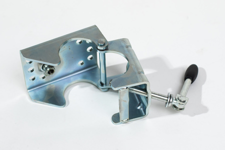 Obejma koła podporowego ze składanym uchwytem PRUFTREX uchwyt zaciskowy, średnica rury 60 mm, obciążenie 500 kg, KOPRUA004