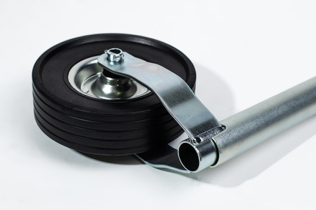 Koło podporowe PRUFTREX Średnica rury 48x2,5 mm obciążenie 200kg Wymiary koła 225x70 mm KPPRUA006