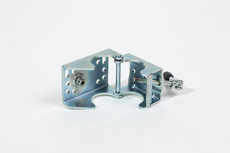 Obejma koła podporowego ze składanym uchwytem PRUFTREX uchwyt zaciskowy, średnica rury 60 mm, obciążenie 500 kg, KOPRUA004